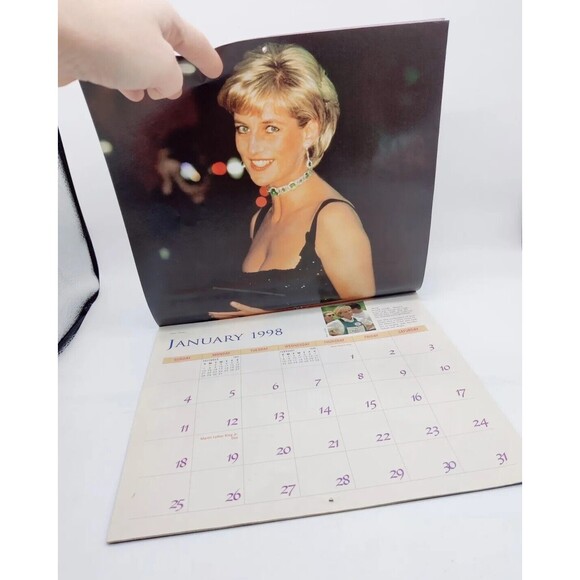 Vintage 1998 Princess Diana Calender Memories of Diana The People's Princess 98 - Picture 5 of 6